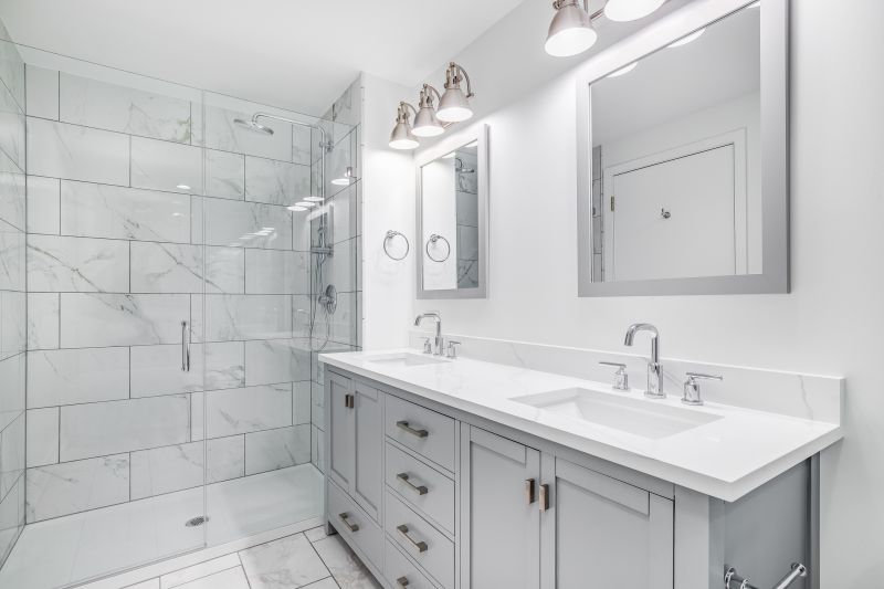 Bathroom Renovation with Marble Accents